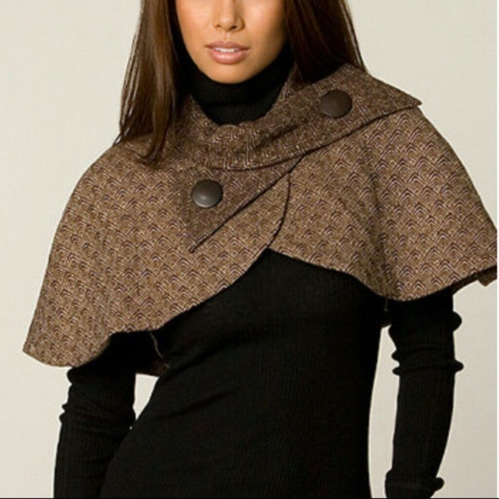 Trina Turk NWOT Gossip Girl Capelet Petite Small